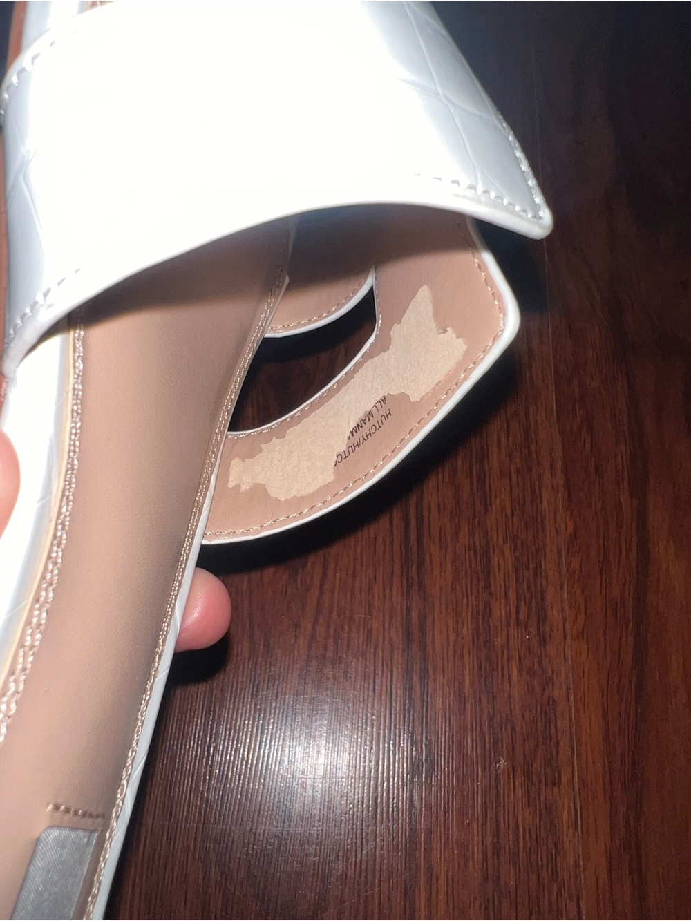 Steven By Steve Madden White Leather Slide Mules - Picture 6 of 7